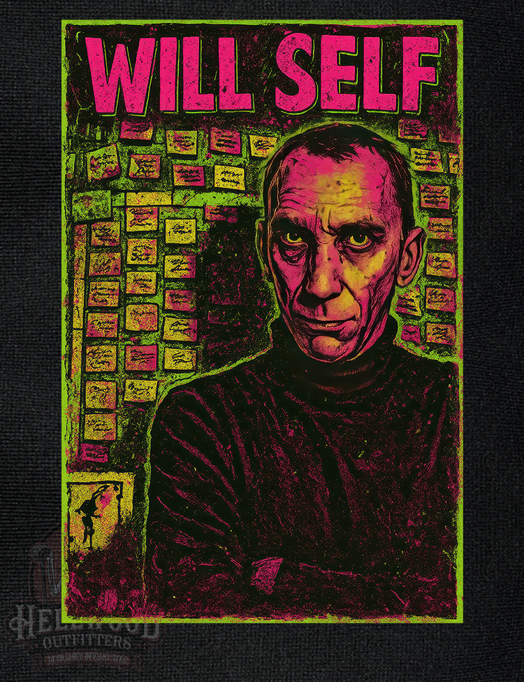 Satirical novelist Will Self graphic tee