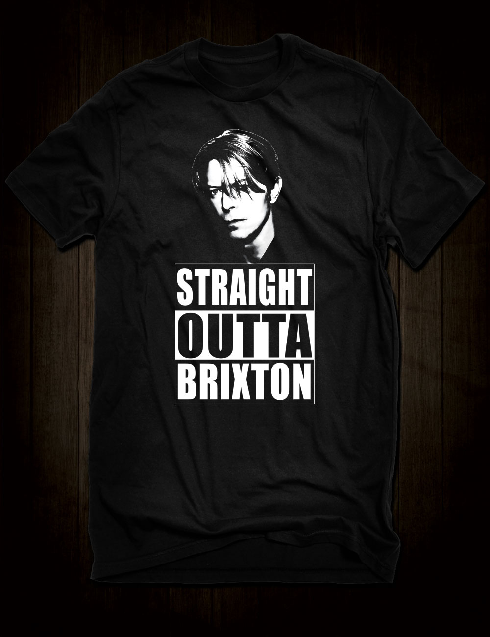 David Bowie Straight Outta Brixton T-Shirt - Hellwood Outfitters