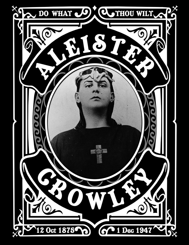 The Great Beast Aleister Crowley T-Shirt - Hellwood Outfitters