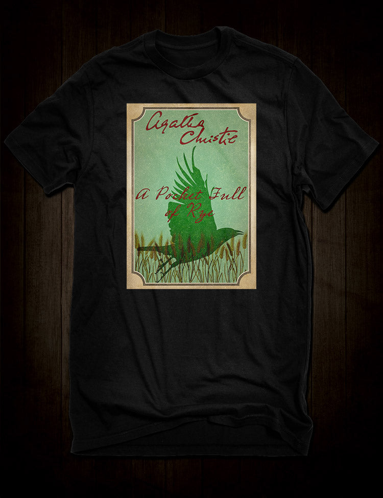 Miss Marple A Pocket Full Of Rye Book Cover T-Shirt