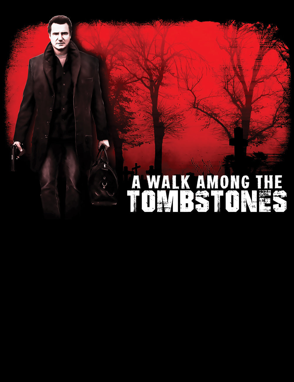 Liam Neeson A Walk Among The Tombstones T-Shirt