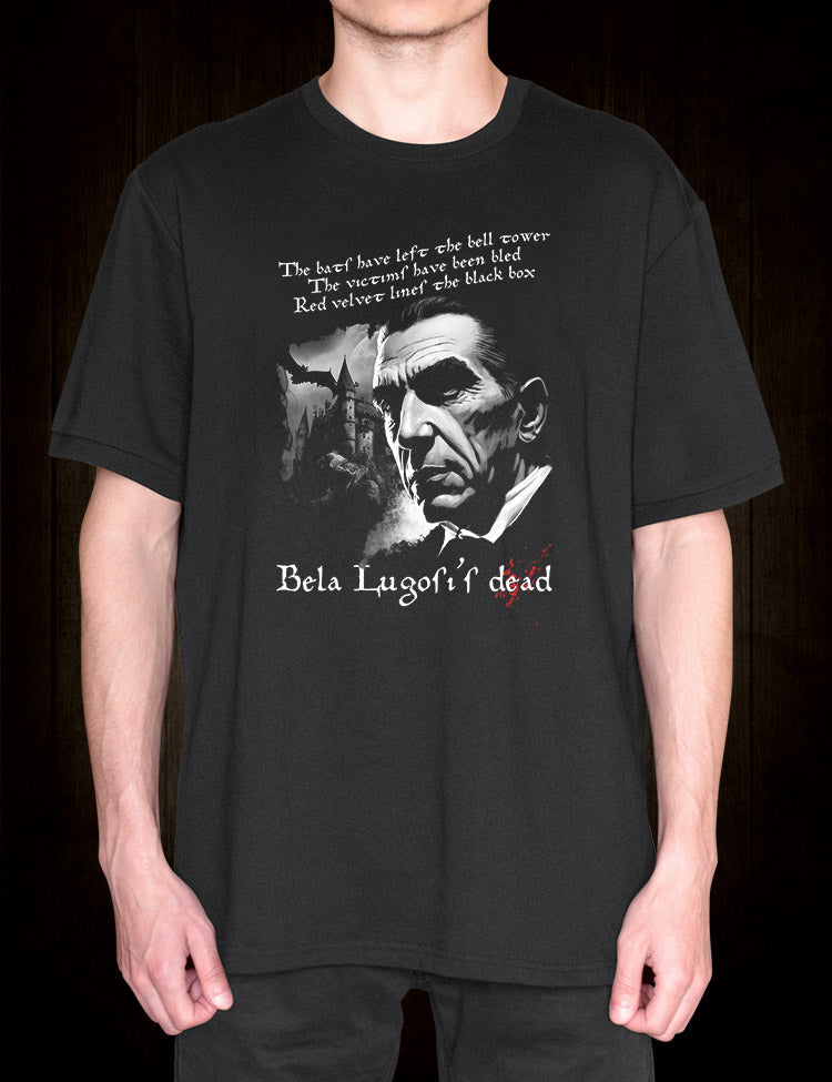 Bauhaus Inspired T-Shirt Featuring Horror Legend Bela Lugosi