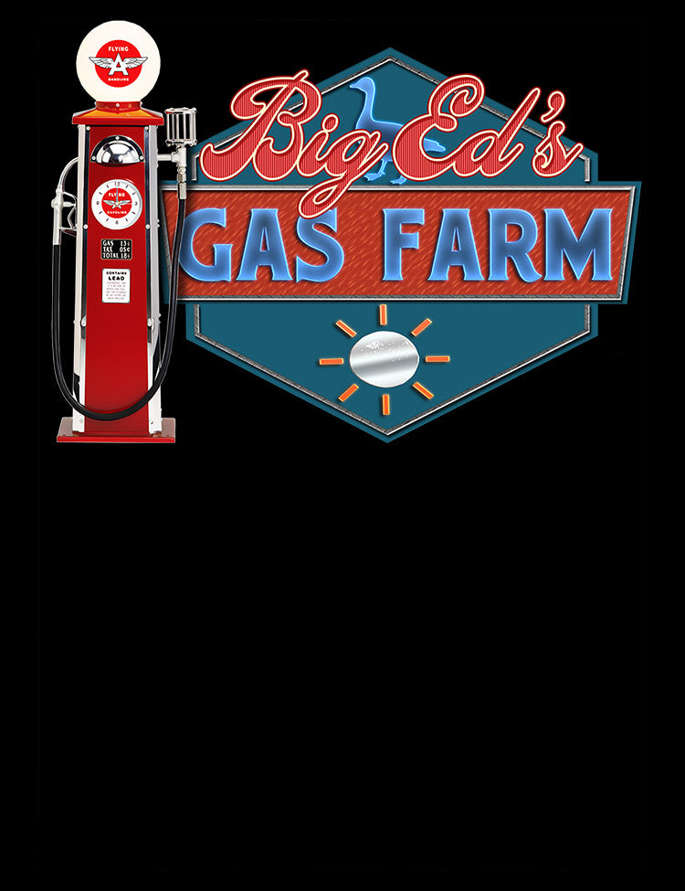 Classic Twin Peaks T-Shirt Big Ed's Gas Farm