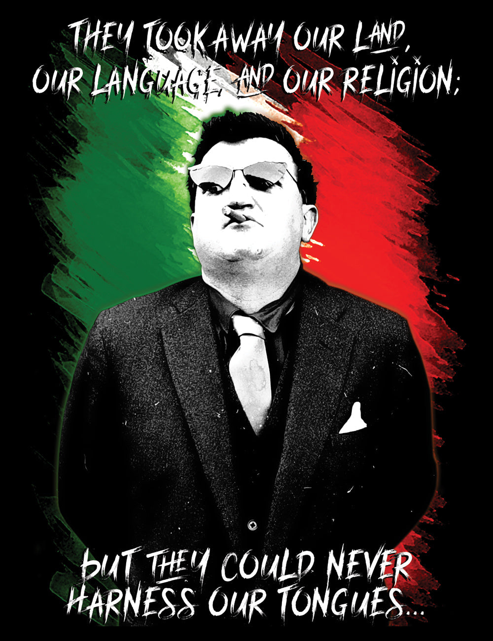 Irish Writer T-Shirt Brendan Behan