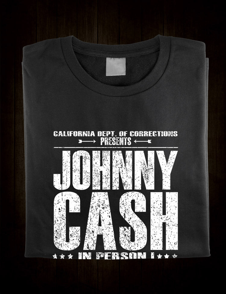 Johnny Cash Live At Folsom Prison T-Shirt - Hellwood Outfitters