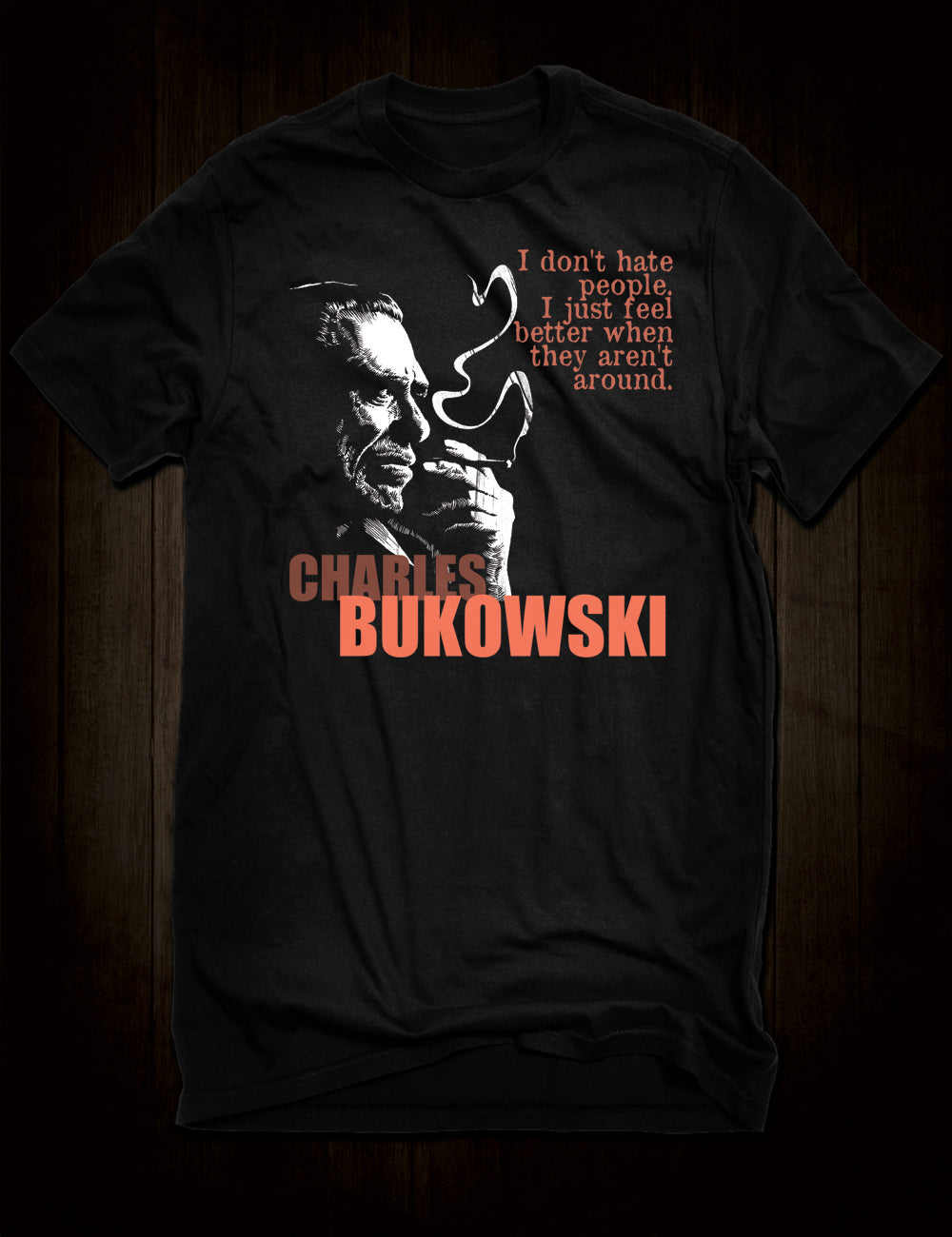 Charles Bukowski Poetry T-Shirt