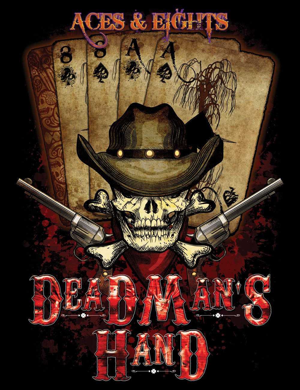 Aces And Eights Dead Man's Hand T-Shirt