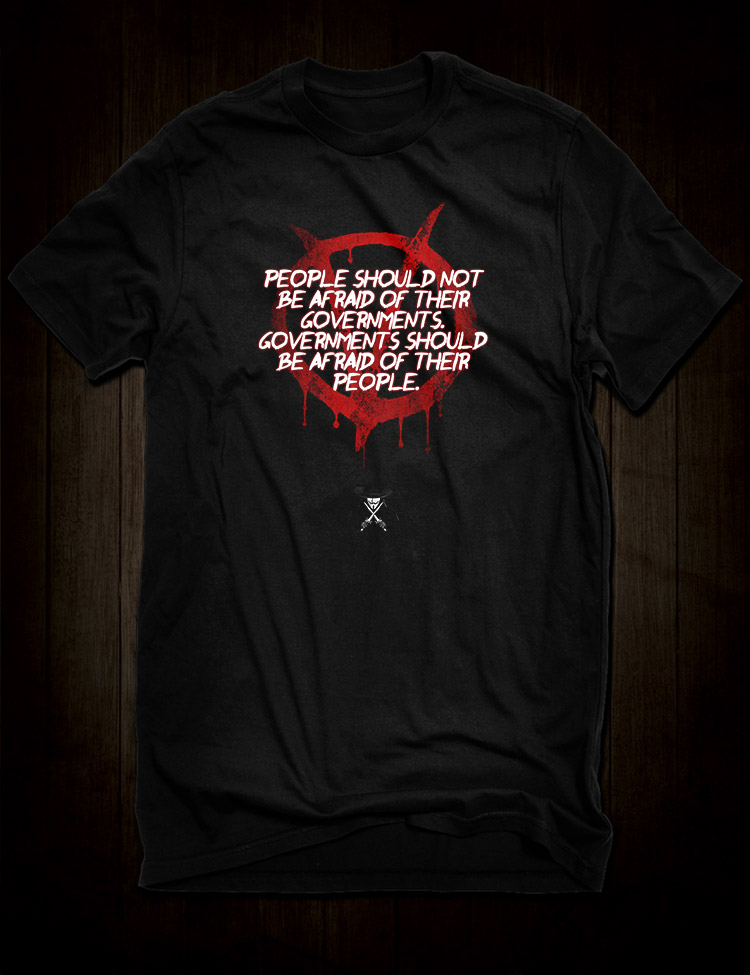 T shirt v for 2025 vendetta