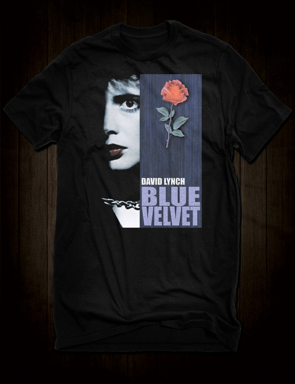 Lynch's Blue Velvet T-Shirt from Hellwood Outfitters