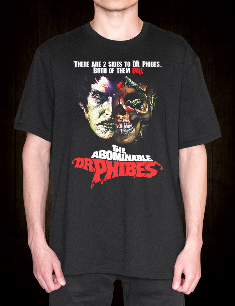 Vincent Price Movie T-Shirt Dr Phibes