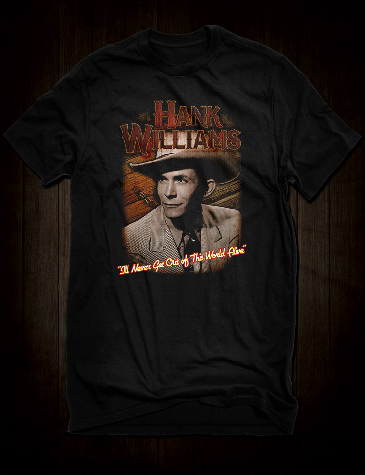 Hank Williams Honky tonk tribute t-shirt