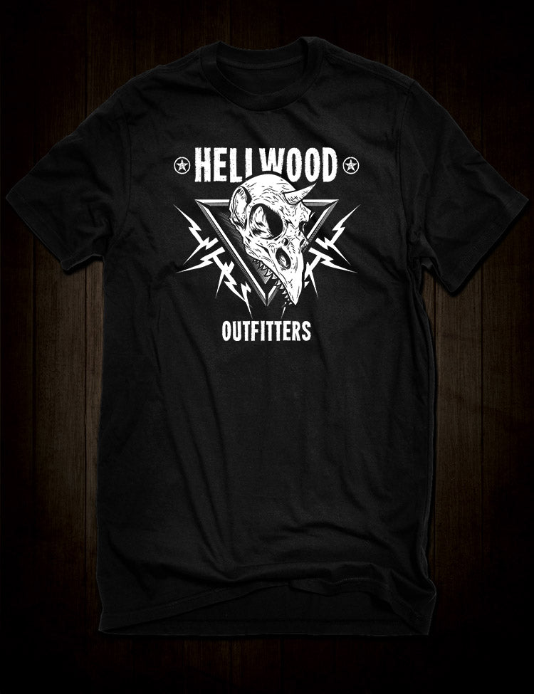 Gents Hellwood Original T-Shirt Horned Skull Design