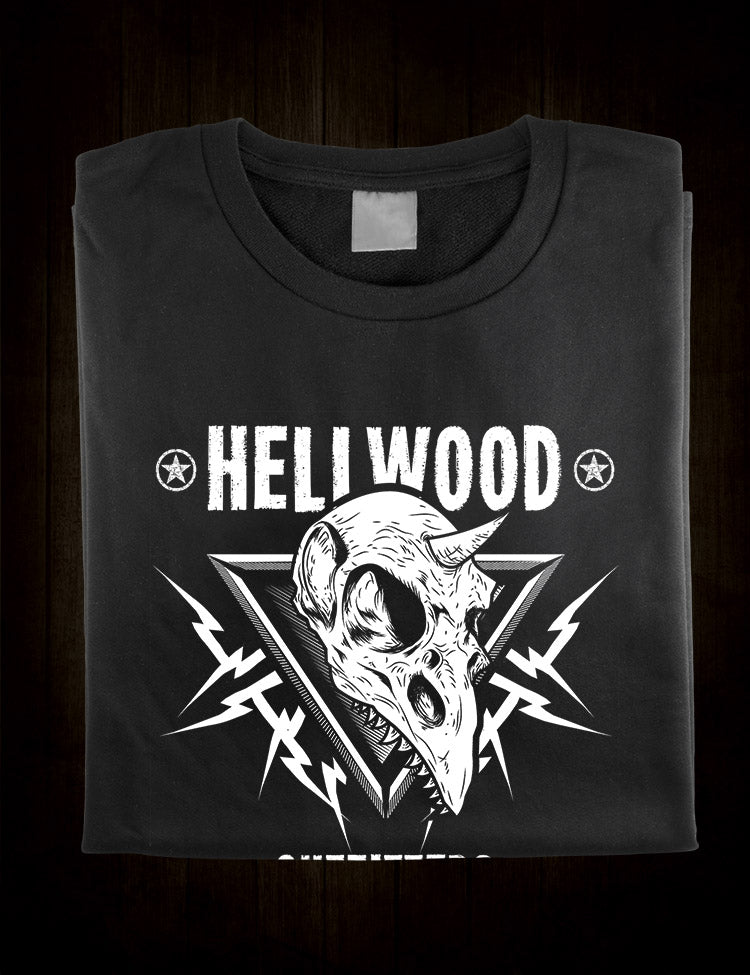 Hellwood Original T-Shirt Horned Skull Design