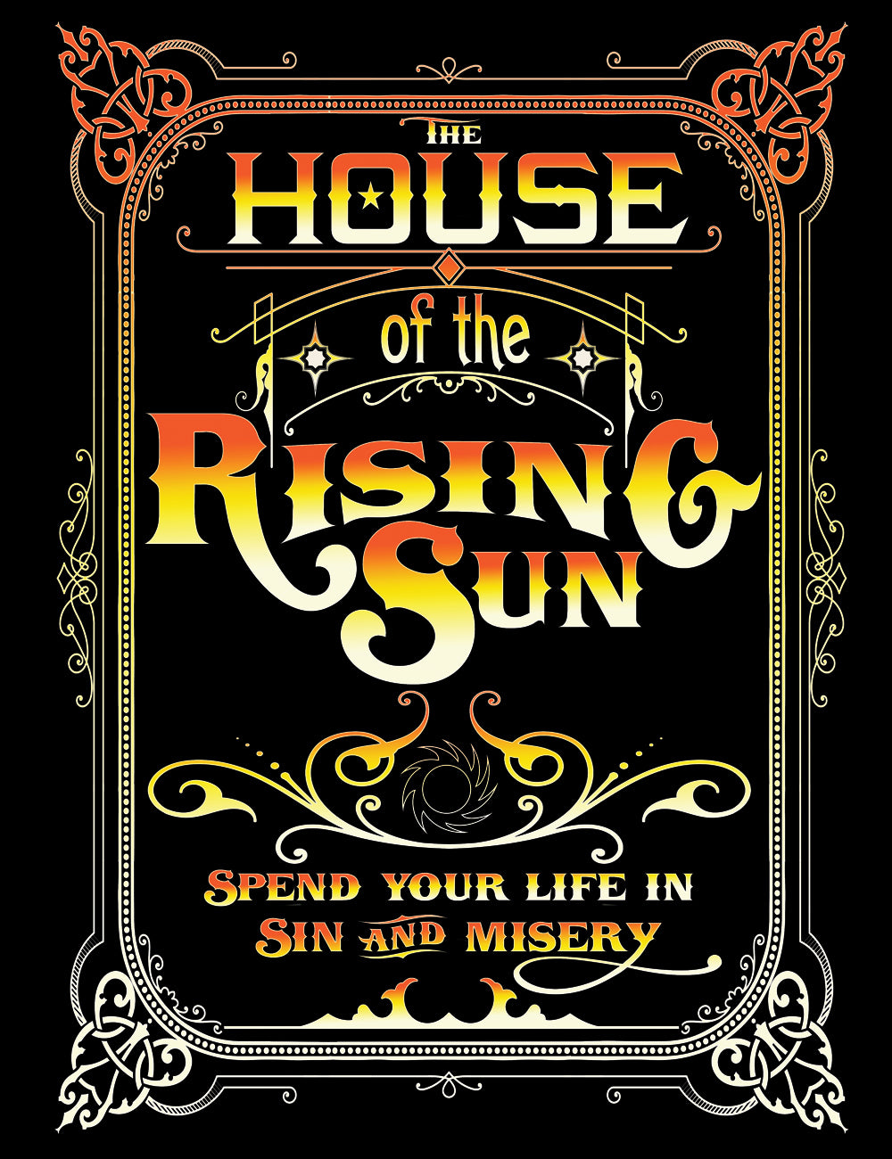The House Of The Rising Sun Classic Rock Music T-Shirt