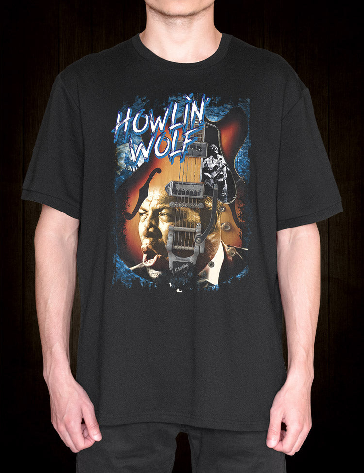 Guitar Heroes T-Shirt Howlin' Wolf