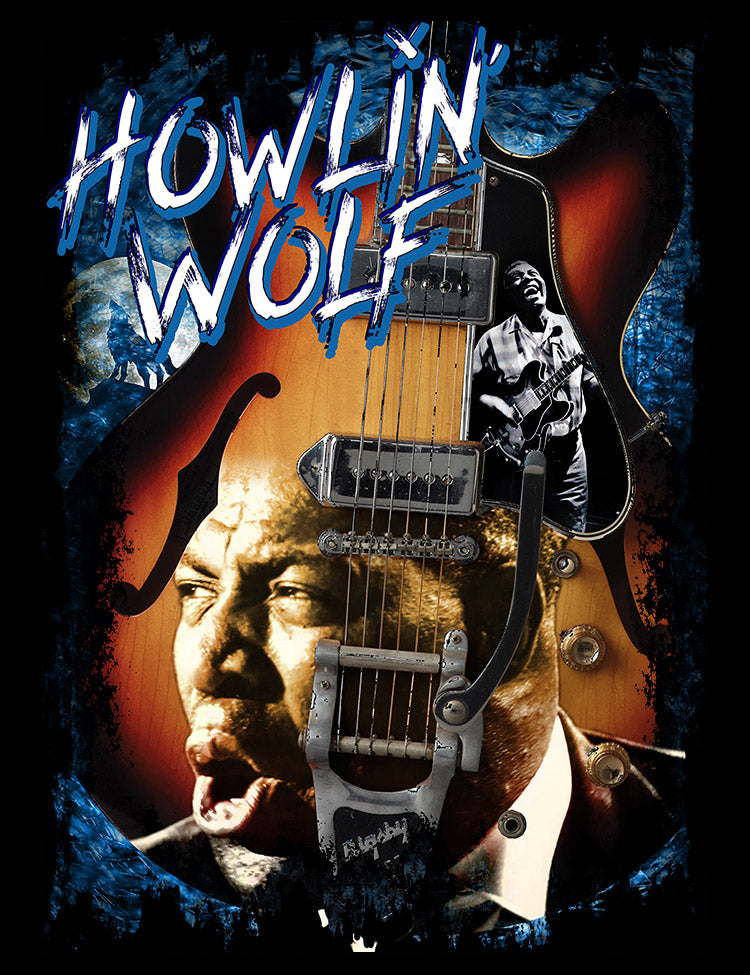 Howlin' Wolf T-Shirt Design