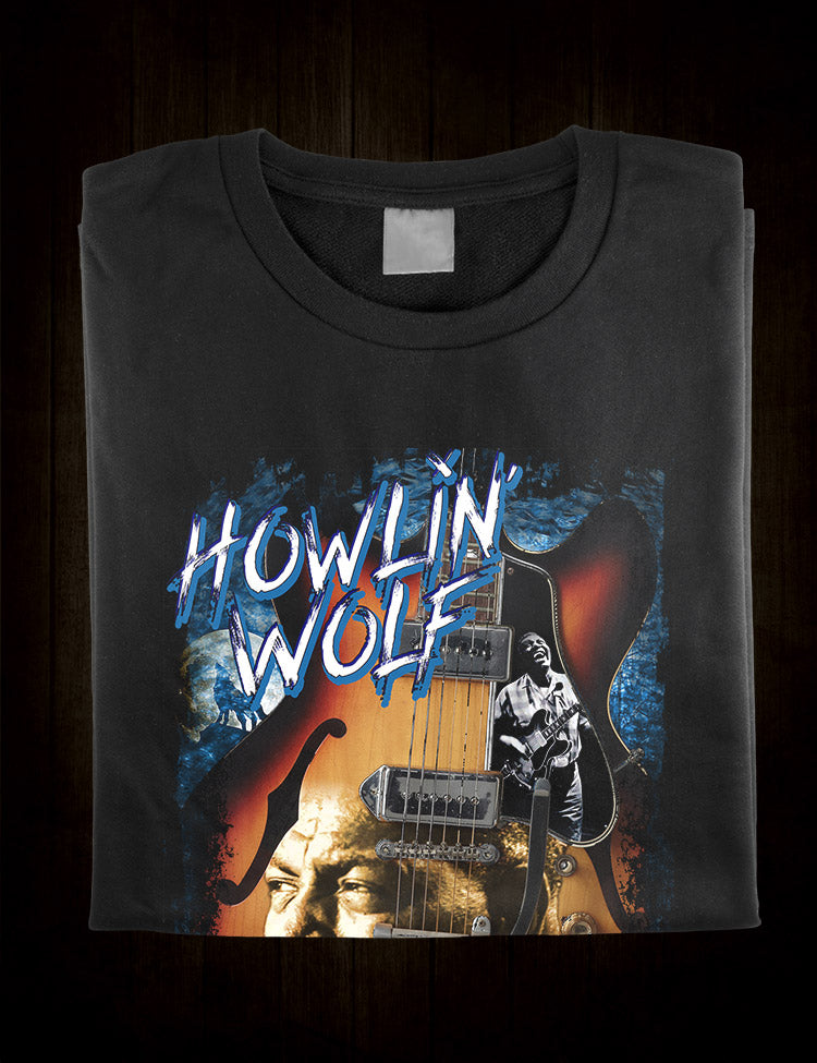 Legendary Blues Guitarist Howlin' Wolf T-Shirt