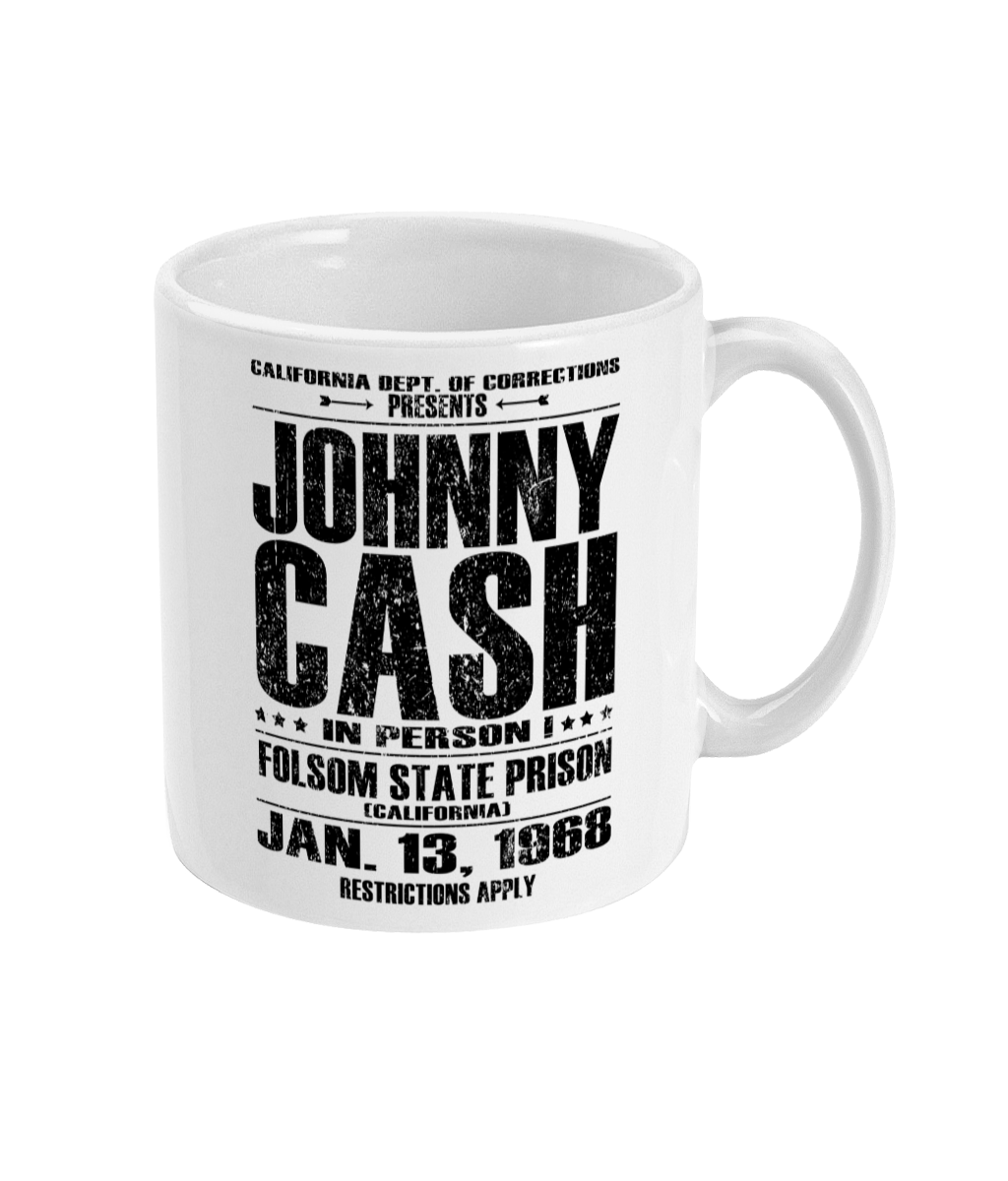 Johnny Cash - Live At Folsom Prison Mug - Hellwood Outfitters