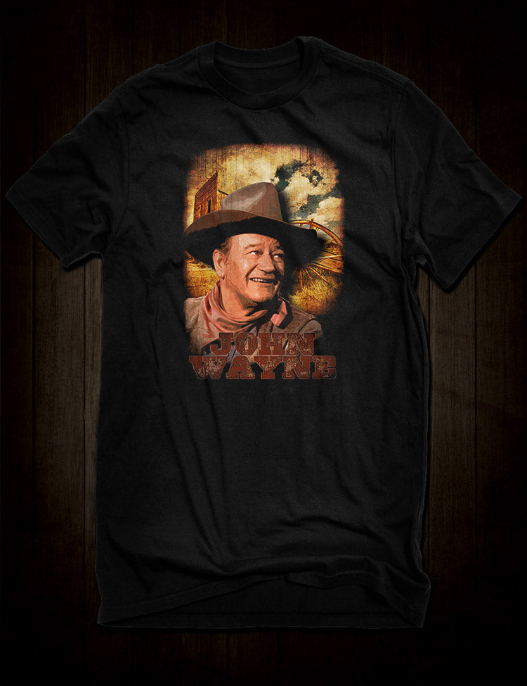 John Wayne t-shirt featuring iconic portrait of legendary actor