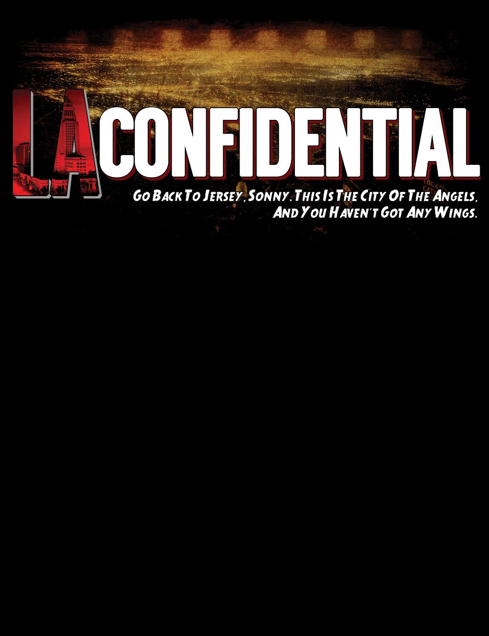 LA Confidential T-Shirt Noir James Ellroy