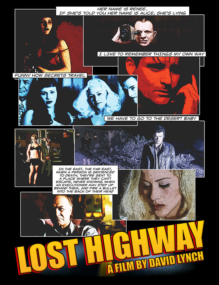 Cult Lynch Movie T-Shirt Lost Highway