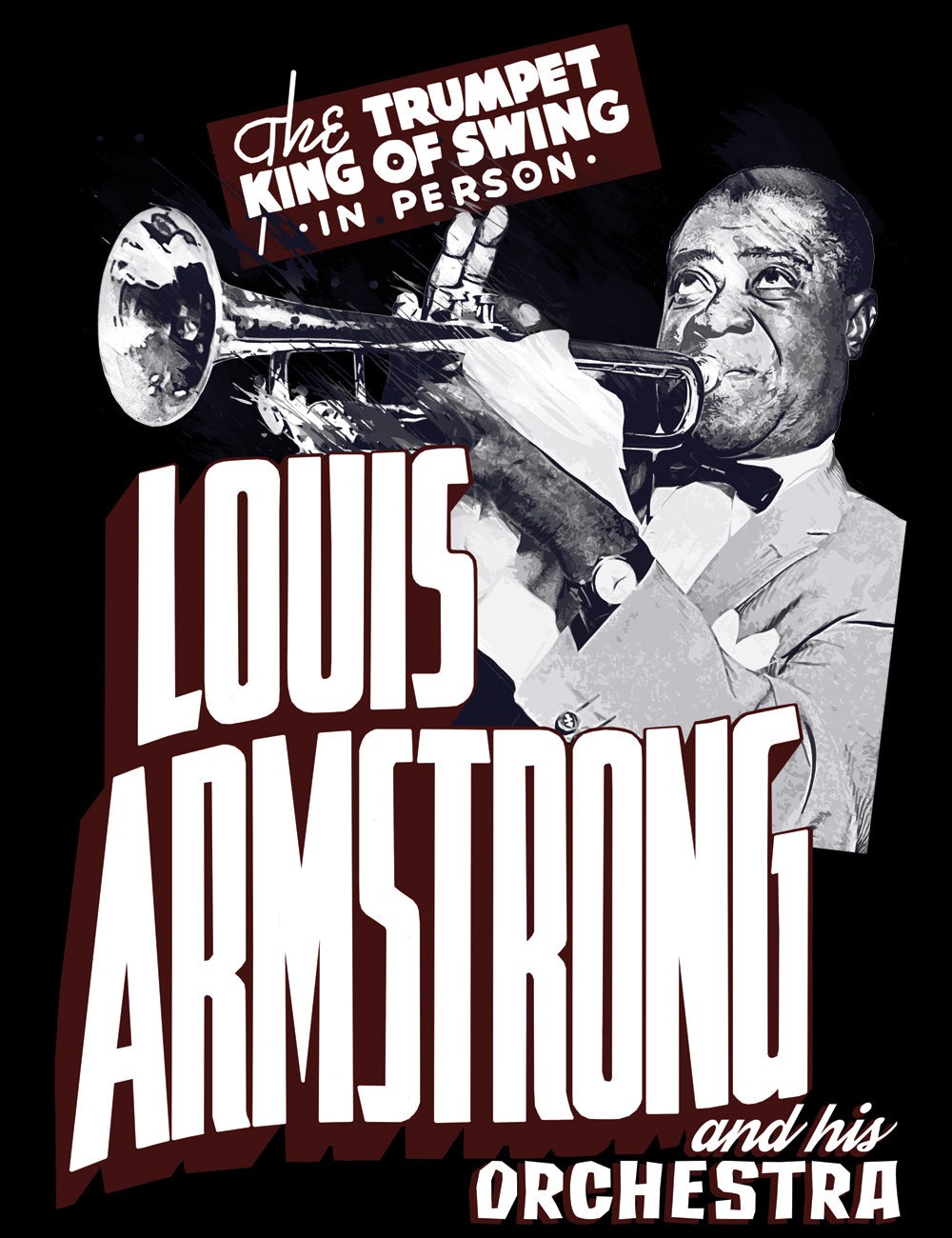 Jazz Legend Louis Armstrong T-Shirt