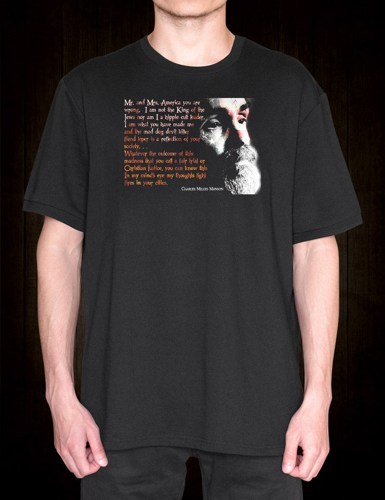 Manson Family Trial Quote T-Shirt