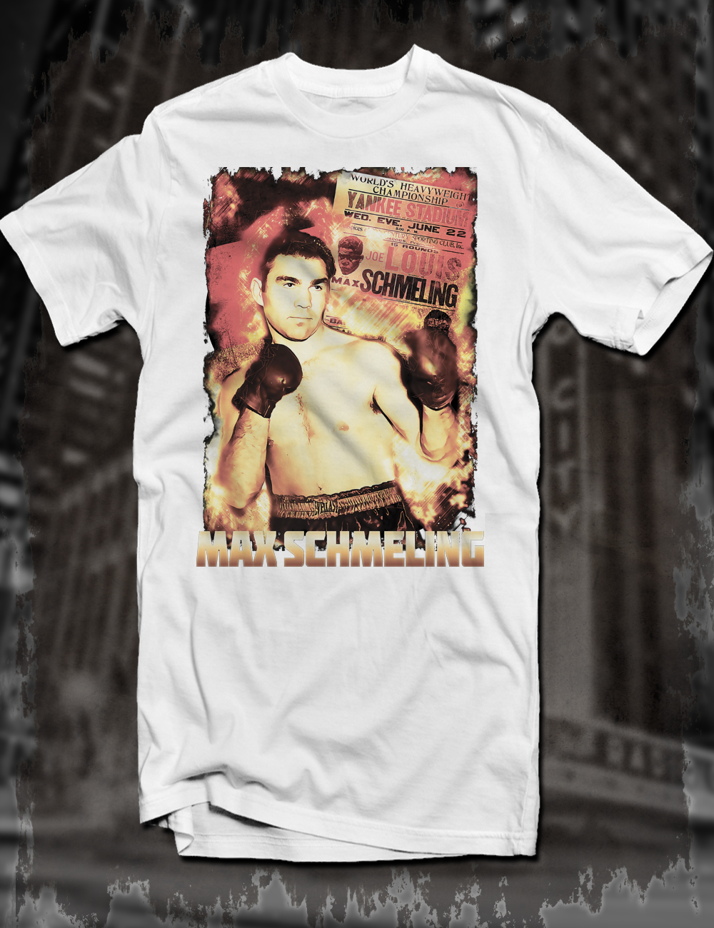 White Max Schmeling Tee