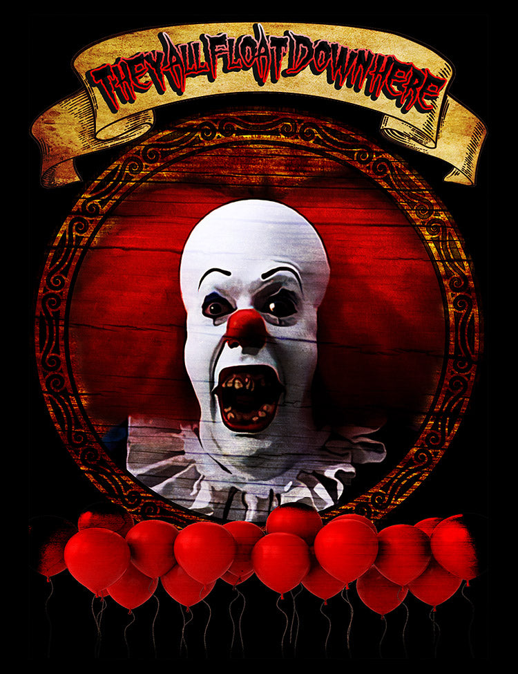 Pennywise Horror Movie T-Shirt Stephen King IT