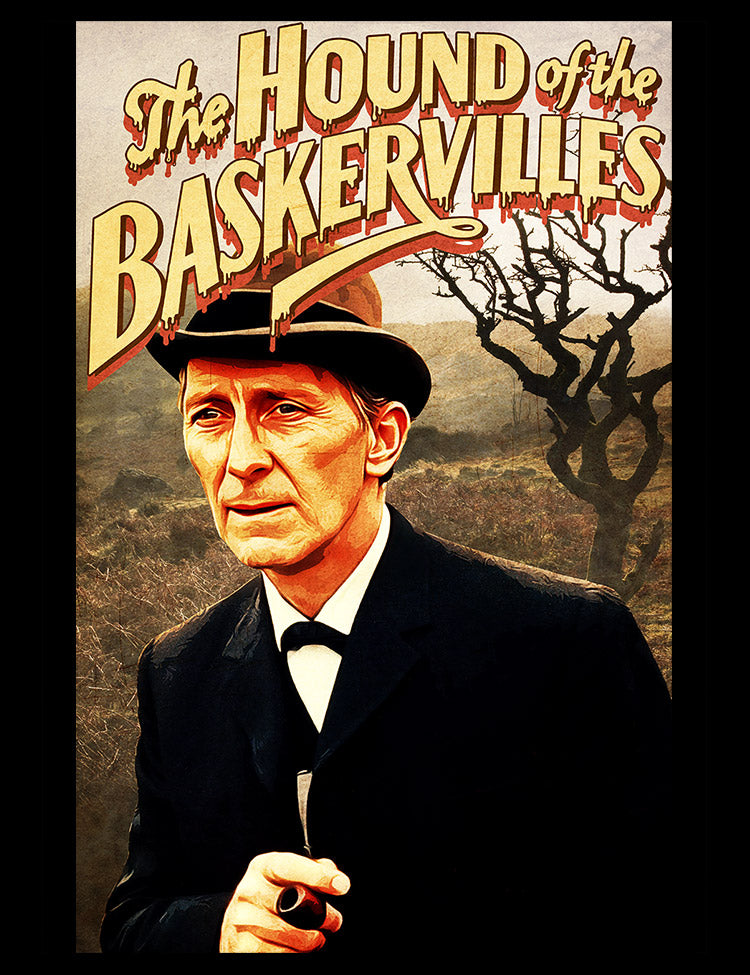 Sherlock Holmes The Hound Of The Baskervilles T-Shirt Peter Cushing