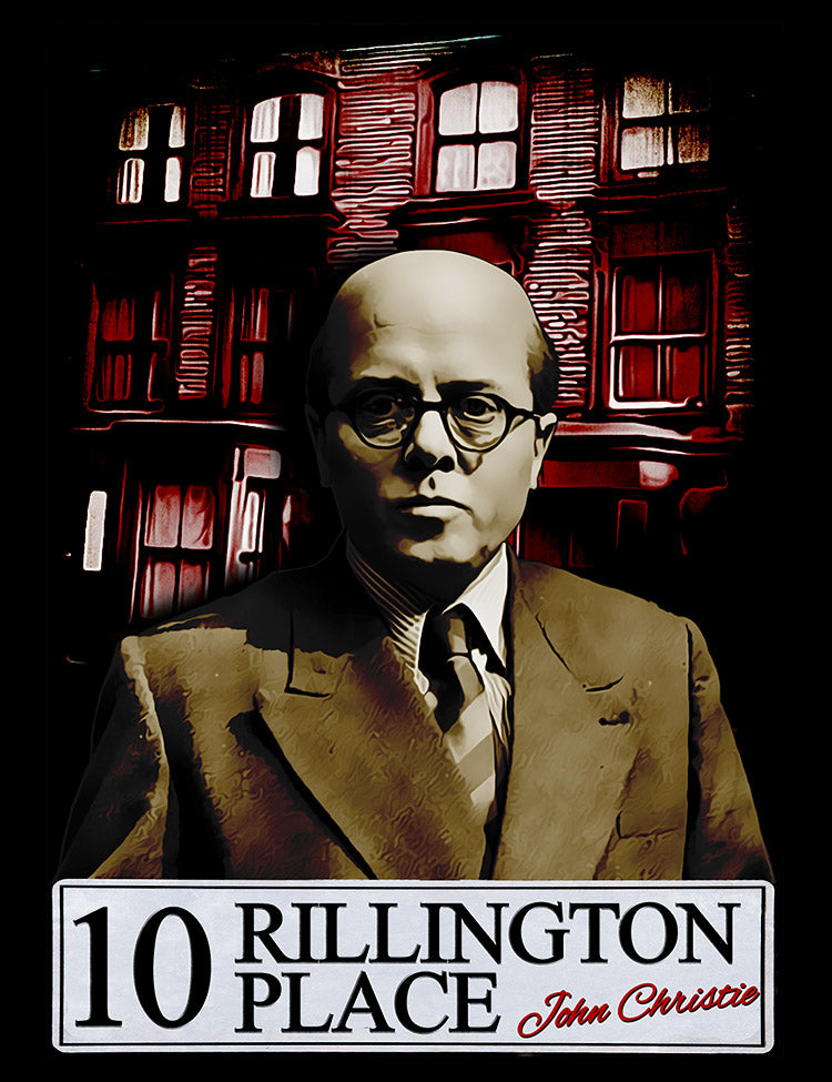 John Christie 10 Rillington Place Serial Killer T-Shirt