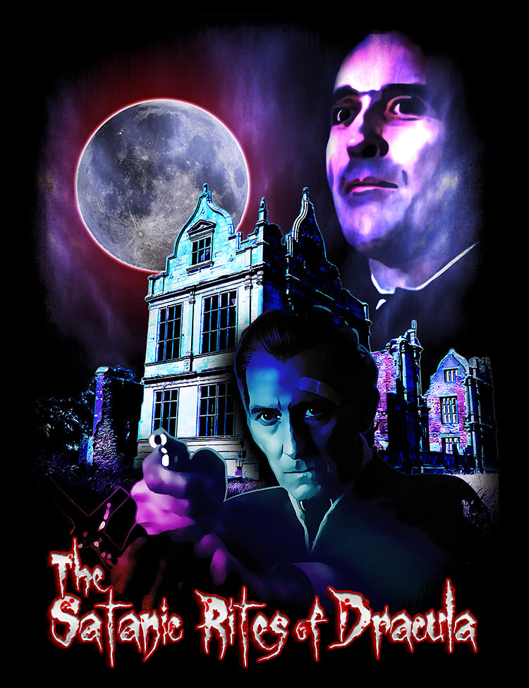 Horror Movie T-Shirt The Satanic Rites Of Dracula
