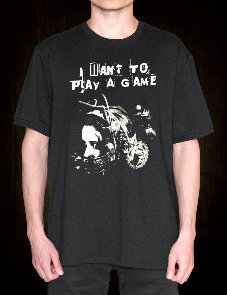 Saw Quote T-Shirt I Want To Play A Game