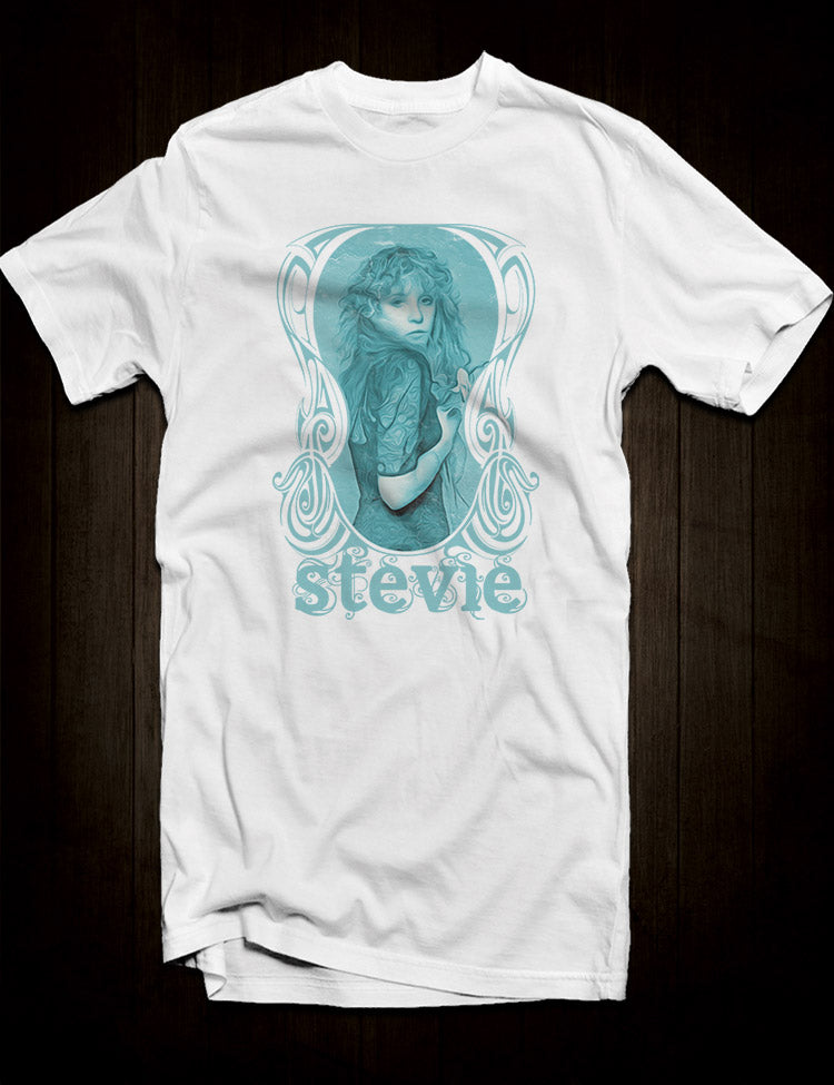 White Stevie Nicks T-Shirt