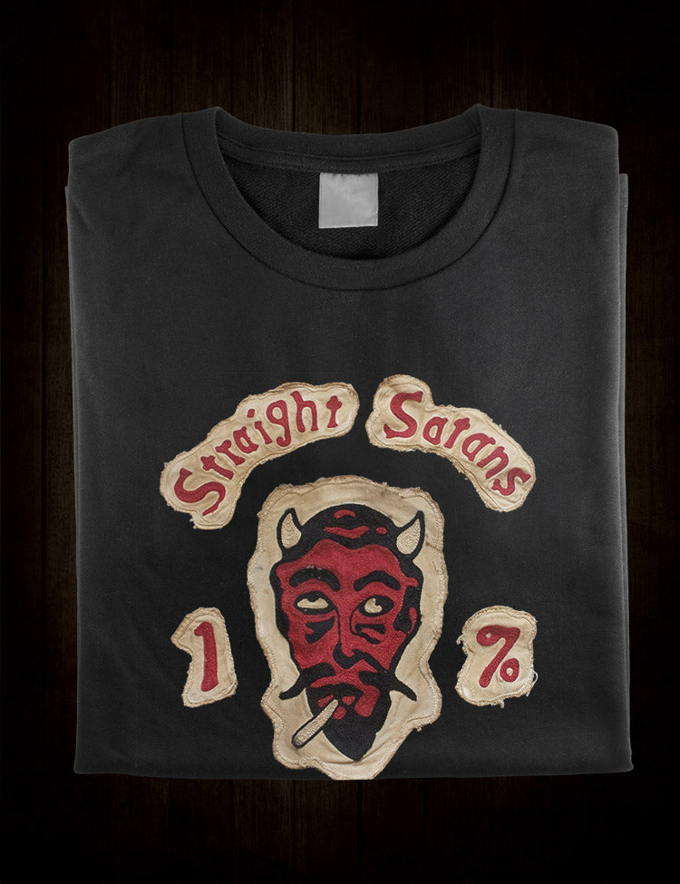 Straight Satans 1% Outlaw Biker T-Shirt