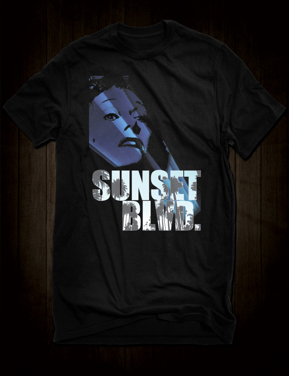 Sunset Boulevard Classic Noir Movie T-Shirt