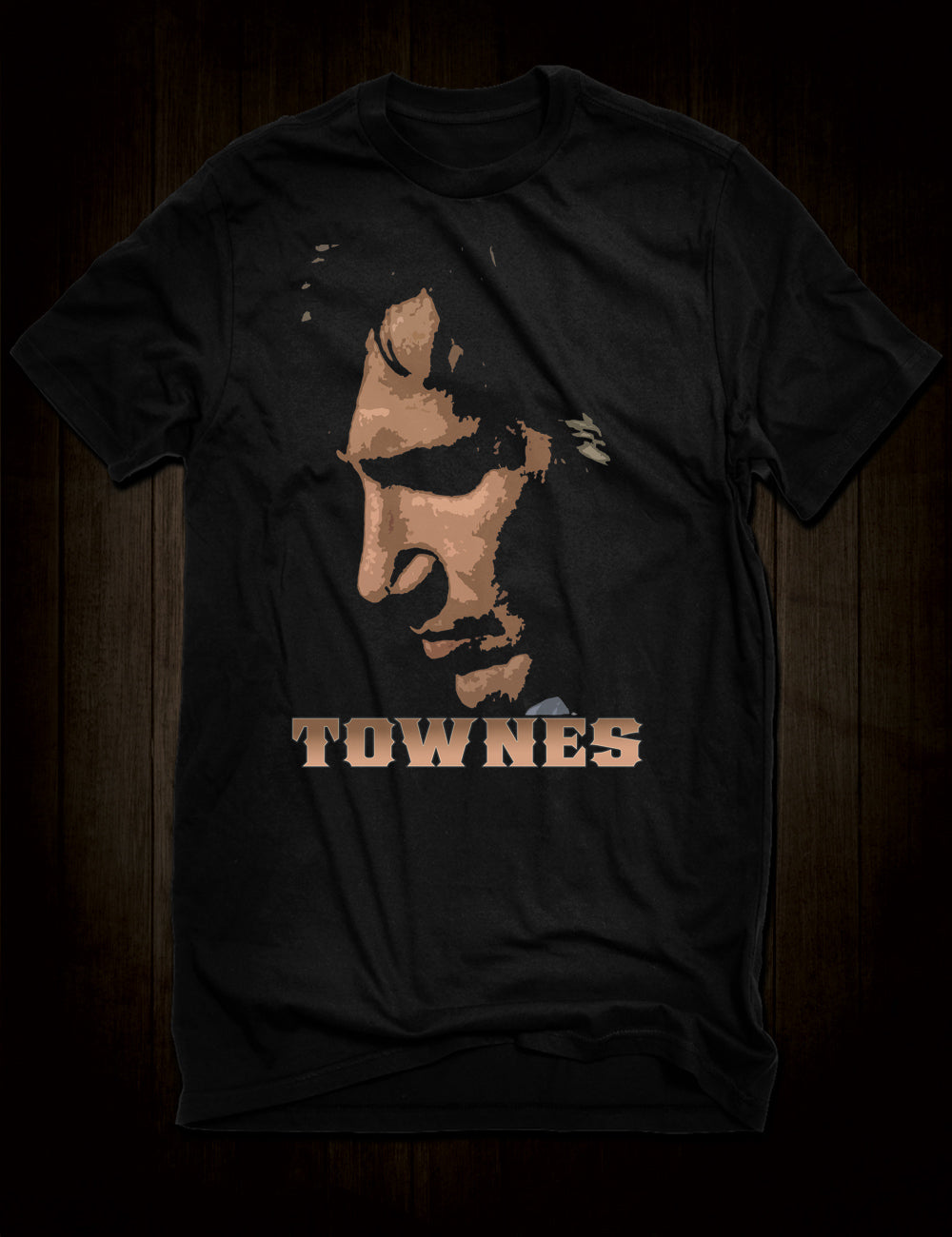 Townes Van Zandt Portrait T-Shirt