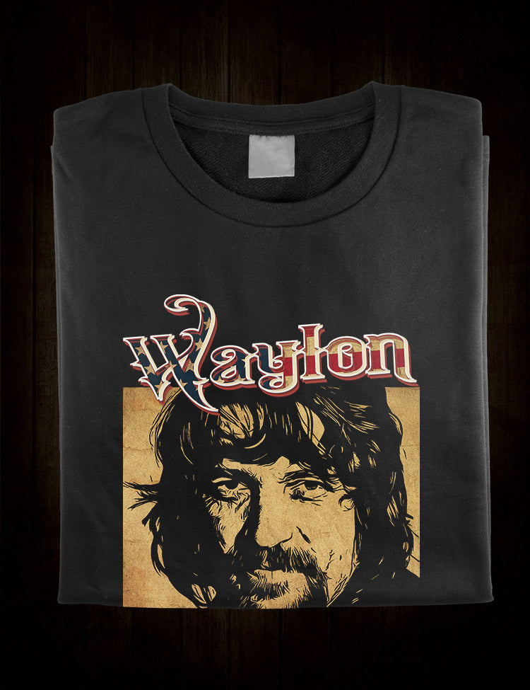 Waylon Jennings Outlaw Country T-Shirt