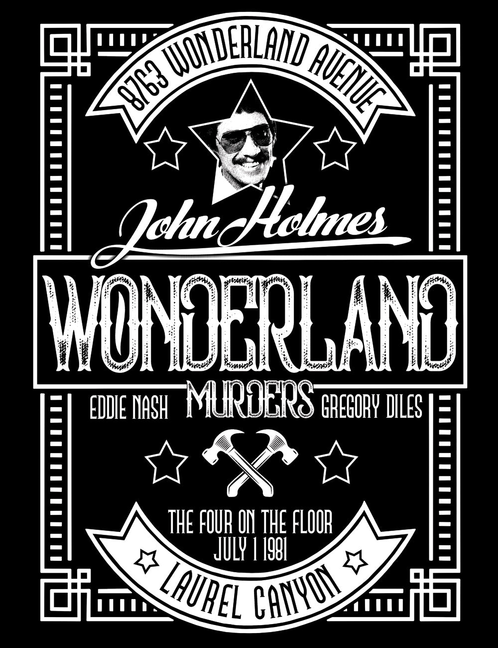 True Crime T-Shirt The Wonderland Murders John Holmes