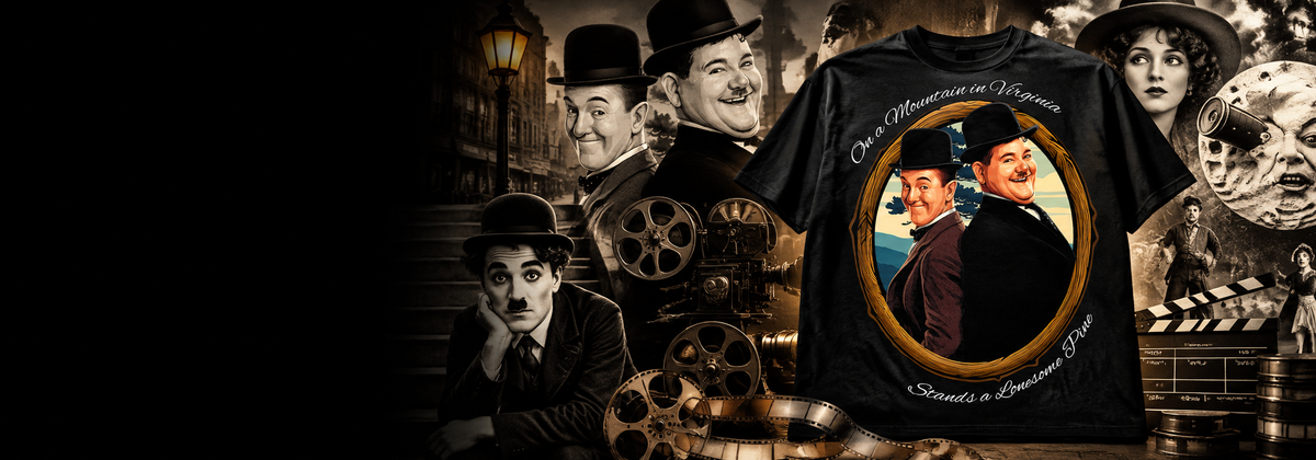 Classic Comedy and Silent Cinema T-Shirts