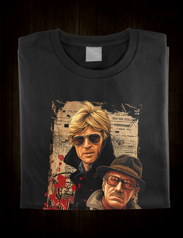 Robert Redford spy thriller vintage apparel