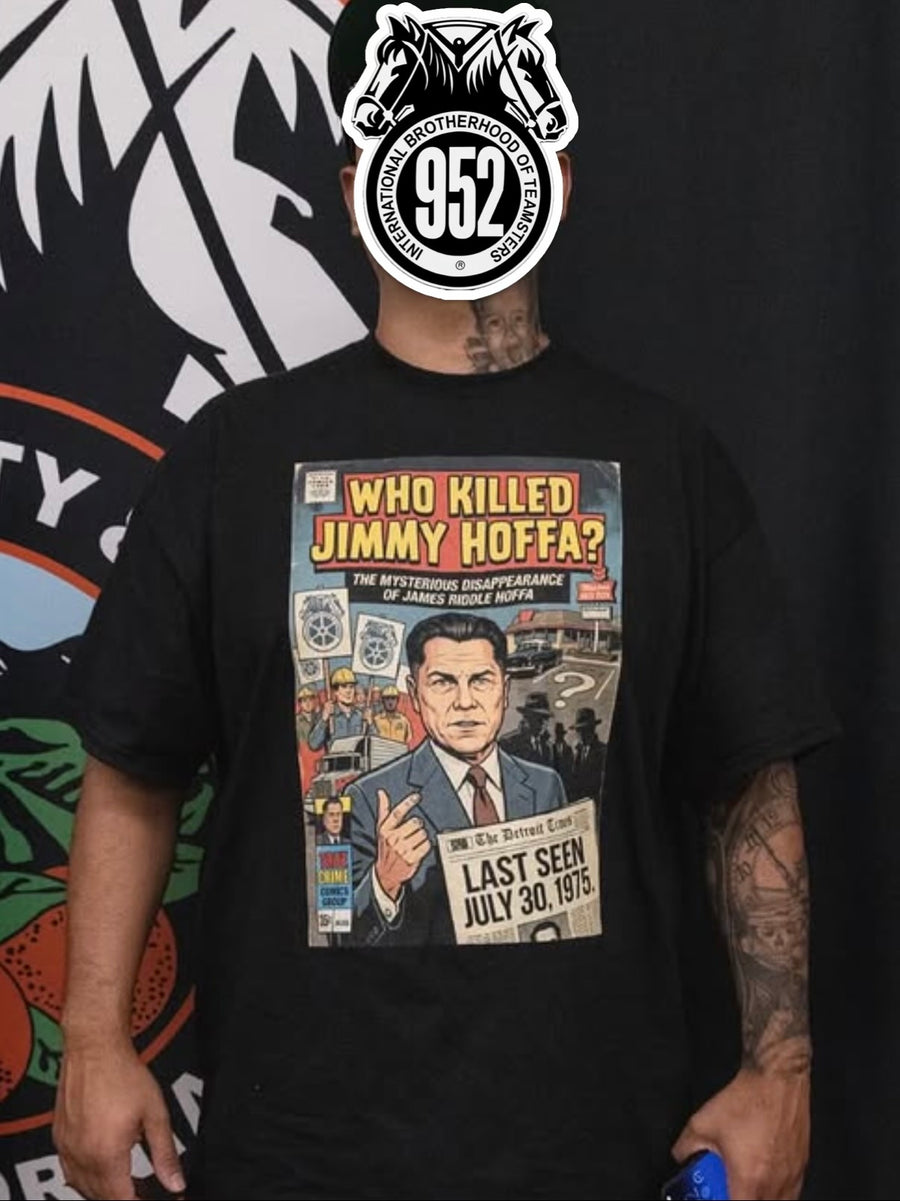 Hellwood Outfitters customer wearing a graphic T-shirt