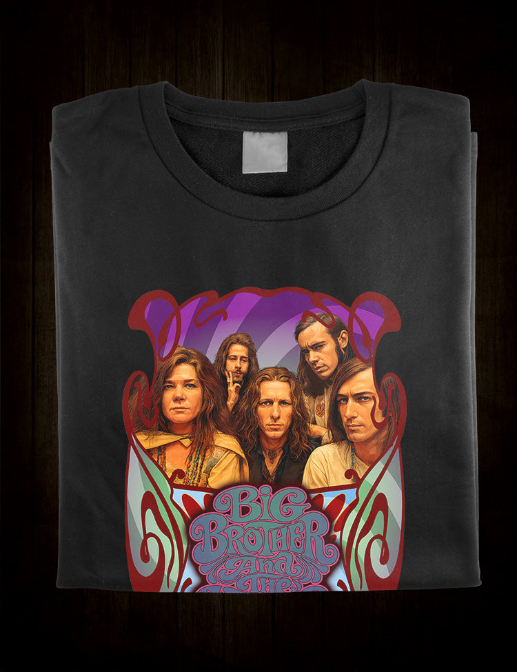 Janis Joplin 1960s rock band shirt