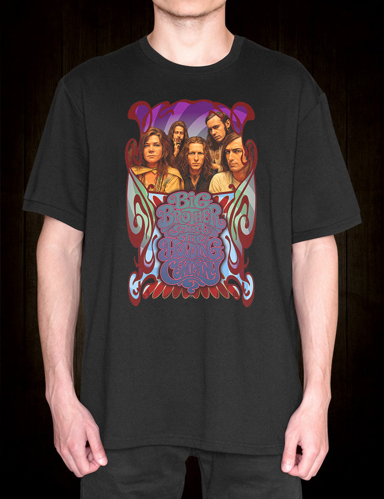 psychedelic rock band Big Brother t-shirt