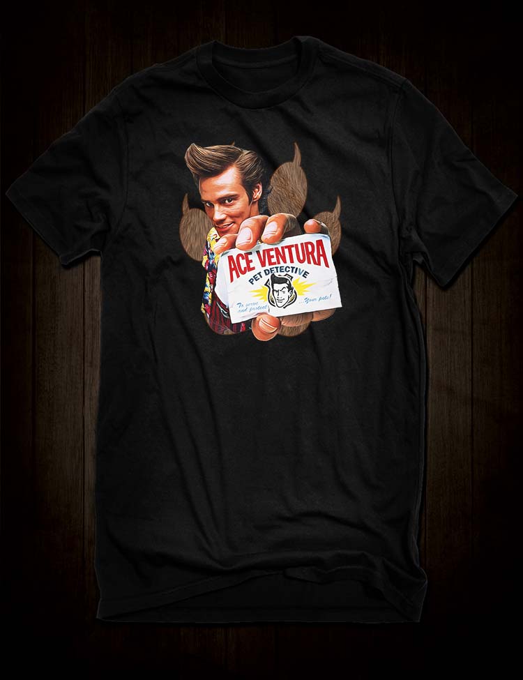 Relive the hilarity: '90s Comedy T-Shirt Ace Ventura Pet Detective