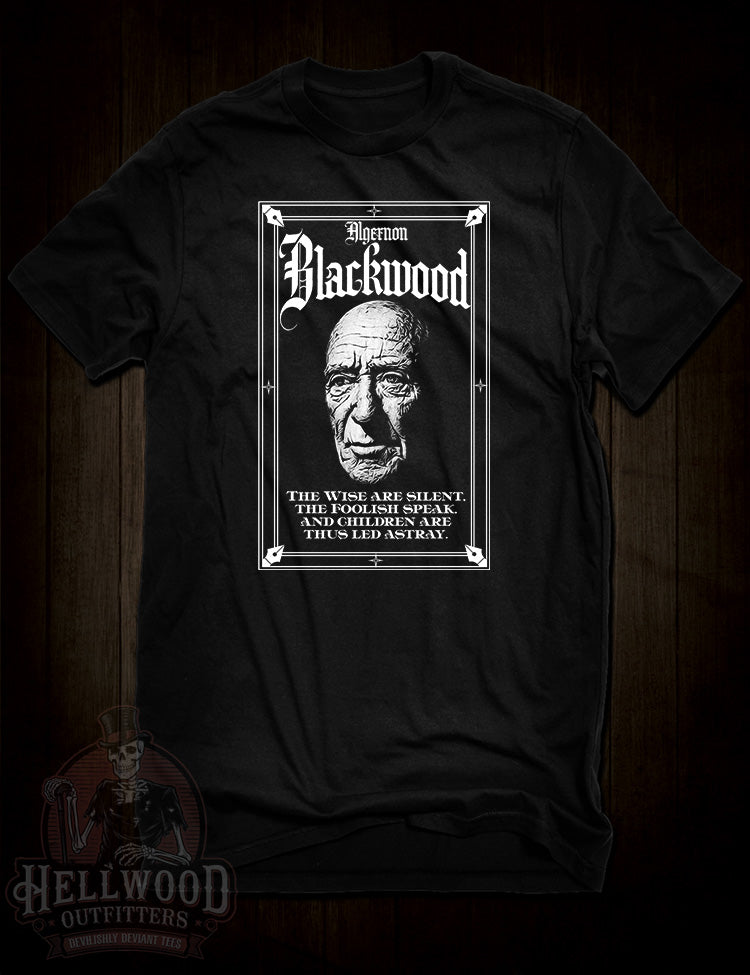 Algernon Blackwood horror literature tribute t-shirt