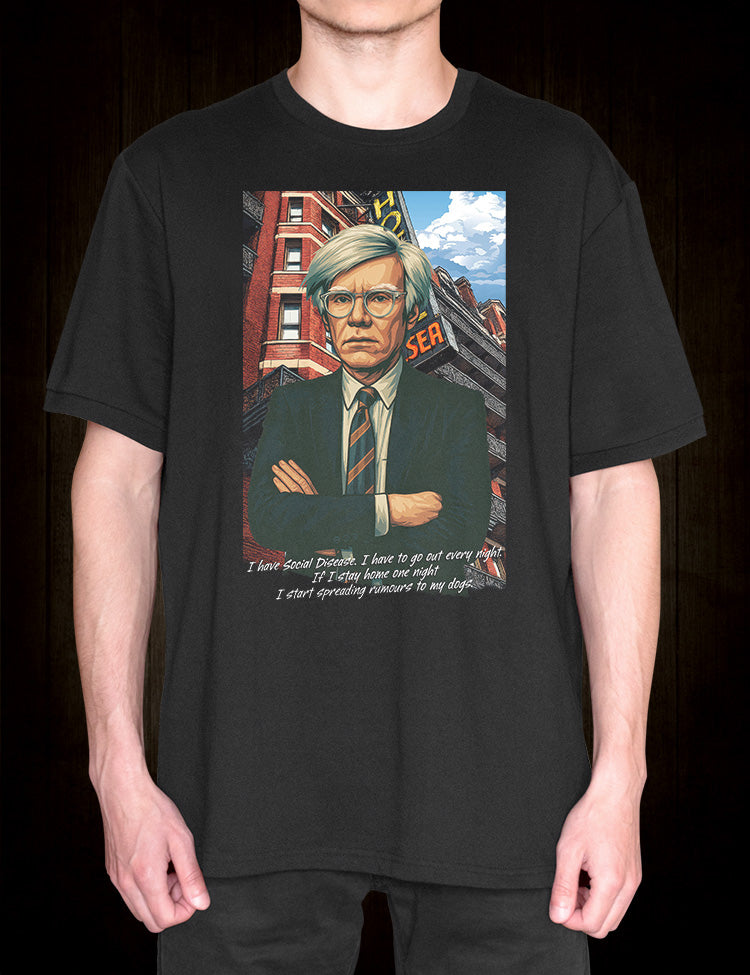 Andy Warhol American pop artist t-shirt