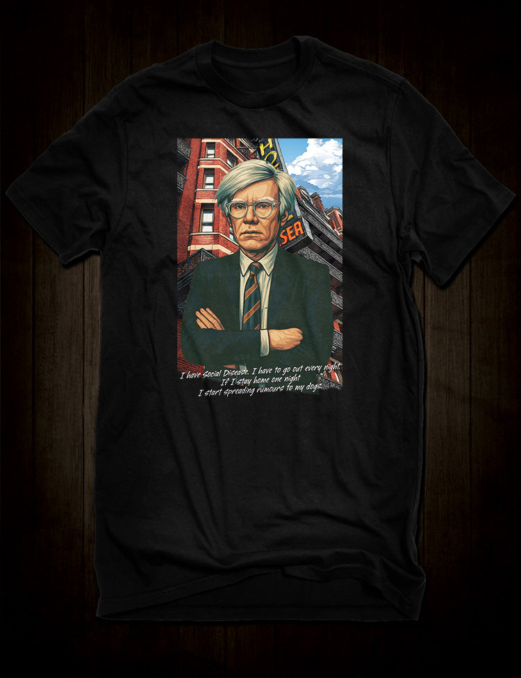 Andy Warhol t-shirt pop art icon
