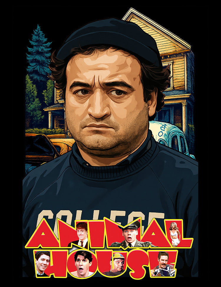 John Belushi Bluto cult film comedy shirt