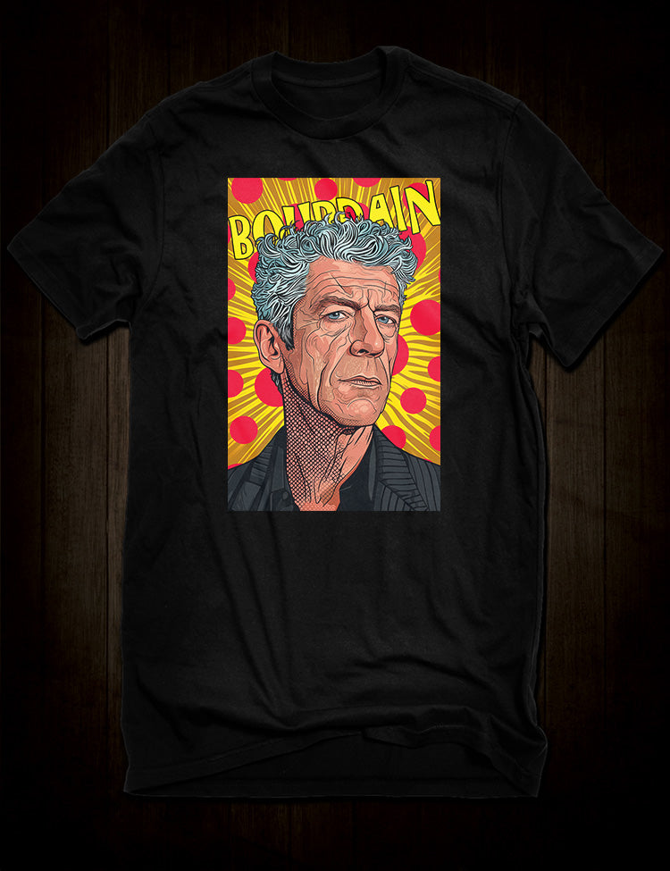 Anthony Bourdain Tribute T-Shirt - Culinary Icon Fashion